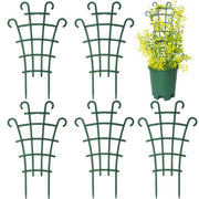 10 Pack Small Trellis for Potted Plants Indoor Outdoor, Tiny Stackable Plastic Climbing Stakes, Mini DIY Garden Support Trellis for Houseplants Vines Vegetables Flowers Stand Frame In Australia - Darrahopens