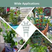 10 Pack Small Trellis for Potted Plants Indoor Outdoor, Tiny Stackable Plastic Climbing Stakes, Mini DIY Garden Support Trellis for Houseplants Vines Vegetables Flowers Stand Frame In Australia - Darrahopens