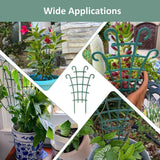 10 Pack Small Trellis for Potted Plants Indoor Outdoor, Tiny Stackable Plastic Climbing Stakes, Mini DIY Garden Support Trellis for Houseplants Vines Vegetables Flowers Stand Frame In Australia - Darrahopens