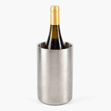 Stainless Steel Double Wall Wine Cooler - Insulated Tabletop Wine Chiller for White Wine & Champagne, Fits Most Standard Sized Bottles（1.6L）