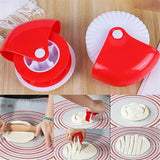 Set of 4,Pastry Wheel Decorator and Cutter, Beautiful Pie Crust, Rolled Pastry Pie Crimper, Baking & Cooking Tool for Apple Pie Crust or Ravioli Pasta