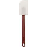 High Heat Resistant Silicone Heavy Duty Spatula/Food Scraper 14-Inch Red Handle for Baking/Cooking/Mixing Dishwasher Safe