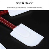 High Heat Resistant Silicone Heavy Duty Spatula/Food Scraper 14-Inch Red Handle for Baking/Cooking/Mixing Dishwasher Safe In Australia - Darrahopens