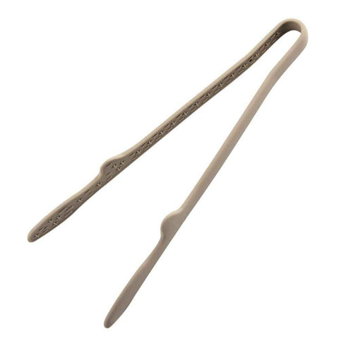 2 Pack Mini Silicone Toaster Tongs, Anti-Slip,Non-Scratch mini tongs 11 inch silicone tongs - Modern khaki In Australia - Darrahopens