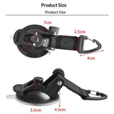 4 PCS Suction Cups Heavy Duty with Hooks,Outdoor Strong Suction Cup Wall Anchor for Camping Tarp Accessory,Car Side Awning,RV Boat Window Glass Camping Trap