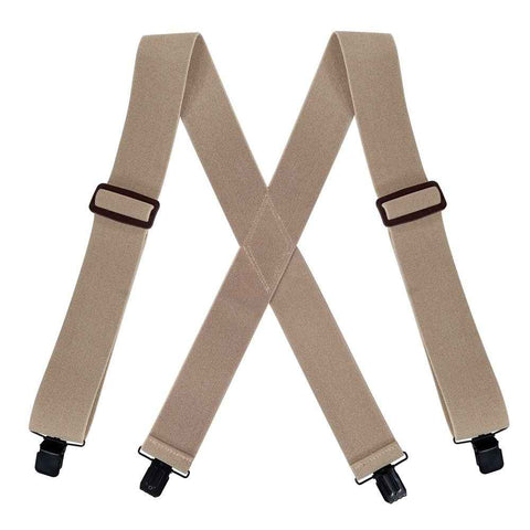 Ski Suspenders for Men & Women - Heavy Duty Support Adjustable Elastic Mens Suspenders w/Pant Clips that Won't Tear
