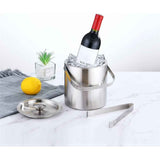 Mini Ice Bucket Portable Double Wall Ice Bucket ,Stainless Steel Hotel Bucket/Champagne/Beverage Bucket,Size 1.3 Liters,Serveware for Party,Event,and Camping In Australia - Darrahopens