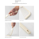 2 pack Fish Spatula Turner, Thin Slotted Spatulas for Nonstick Cookware,Silicone Edge Heat Resistant Kitchen Flipper for Fish, Egg, Pancake(Stainless Steel)