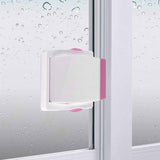 Sliding Door Lock, 4 Pack Child Safety Sliding Glass Door Lock for Sliding Glass Doors, Sliding Windows, Sliding Closet, etc. Easy to Installation Provides More Security for Your Baby and Pets