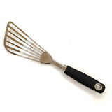 Stainless steel Fish Turner Spatula Stainless Steel for Kitchen Use, Small Griddle Egg Spatula, Flexible,Corrosion Resistant, Kitchen Slotted Turner with Thin Edge Ideal for Turning,12.75"