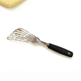 Stainless steel Fish Turner Spatula Stainless Steel for Kitchen Use, Small Griddle Egg Spatula, Flexible,Corrosion Resistant, Kitchen Slotted Turner with Thin Edge Ideal for Turning,12.75"