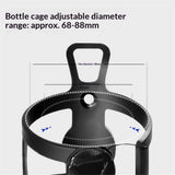 Any Bottle Cage, Bike Water Bottle Holder - Fits Any Bottle, Container, Speaker, Bicycle Bottle Holder for Frame or Handlebar（Does not include tracker）