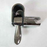 Handshower Shower Grab Bar Head Holder, Universal Fit Hand Held Shower Bracket for Handicap Grab Bar, Detachable Bathroom Replacement, Rotation Sprayer Holder, ABS