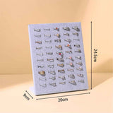 Ring Holder Stand, 50 Slots Jewelry Ring Display Storage Holder, Finger Jewelry Pad Showcase Organizer for Home or Store Sell Show（Only jewelry box）