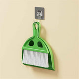 2 pack Mini Broom and Small Dustpan Brush - Mini Broom and Dustpans, Small Broom and Dustpan Set, Mini Dustpan and Brush Set, Hand Broom and Dustpan Set for Home and Pets