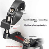 Chain Guide Mountain Bike, Chain Guide Direct Mount Chainring Guard Perfect for Most Bicycle Road Bike Mountain Bike Fixie (Aluminum Alloy, Black)