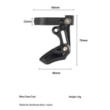 Chain Guide Mountain Bike, Chain Guide Direct Mount Chainring Guard Perfect for Most Bicycle Road Bike Mountain Bike Fixie (Aluminum Alloy, Black)