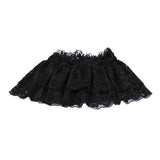 Neck Collar Ruff Gothic Lace Neck Ruff Collar, Neck Costume with Renaissance Vampire Choker for Women (black)