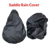 2 pack Bike Waterproof Bike seat Cover Black, Mountain Bicycle Dust Protective Cushion Saddle Rain Accessories for Men Women