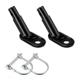 2 pack Bike Trailer Hitch Connector Coupler Bicycle Adapter for Children's Trailers,Cargo and Pet Bicycle Trailers,Black Adapter Accessories