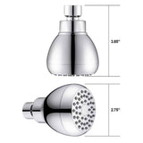 High Pressure Shower Heads, 2 PCS Showerheads 3 Inches with 360 Rotation and Nozzles for Strong Spray Relaxing and Comfortable Shower