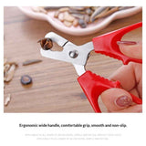 2 Pc Red Peeling The Shell Nut Shell Cracker Seed Pistachio Sheller Opener Peeling Pliers Nut Crackers Artifact Stainless Steel Convenience Hard Case Buster，Kitchen Utensils and Gadgets