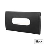 2 pack Car Visor Tissue Holder, Sun Visor Napkin Holder Backseat Tissue Case, Premium Car Tissue Box for car, Vehicle (Black)