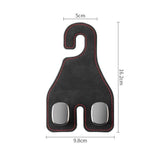 Car Seat Headrest Hooks - 2 Pack Universal Car Purse Hook, Car Bag Purse Holder with Double Hooks for Handbags, Grocery Bags, Bottles, Phones