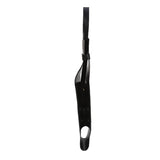 Single Bottle Wine Riveted Carrier, Handmade from Leather, for Wedding, Birthday, Party and Holiday - black