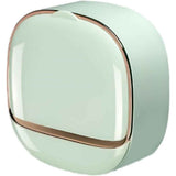 2 pack Adhesive Soap Holder for Shower Wall with Drainage Box, Waterproof Shower Bar Soap Holder Tray, Bathroom Stick on Soap Dish Wall Mounted,Kitchen Bath Hand Skin Soap Caddy Organizer,Light Green