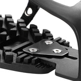1 pairs Bike Bicycle Toe Clips Cage ONLY - Convert Pedals to Dual Function Pedals - Ride with Sneakers - black