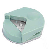 4Pcs Paper Corner Rounder - R4 Corner Cutter Punch Tool, Laminated Cards, Cardstock, Scrapbooking,Photo Card Making, Paper Cutting DIY Crafts Puncher for Office, School（green）