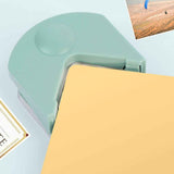 4Pcs Paper Corner Rounder - R4 Corner Cutter Punch Tool, Laminated Cards, Cardstock, Scrapbooking,Photo Card Making, Paper Cutting DIY Crafts Puncher for Office, School（green）