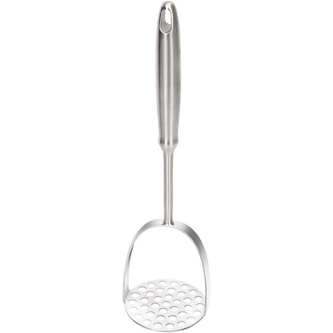 Potato Masher, Dual Arc for Easy, Labor-Saving Mashing, 304 Stainless Steel, Sturdy and Durable One-Piece Potato Press, Dishwasher Safe, for Potatoes and More