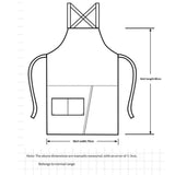 Apron Split Leg,Cross Back Chef Apron with Pockets,Painting Apron with Adjustable Straps for Cooking,Baking,BBQ,Ceramic,Gardening(dark brown)
