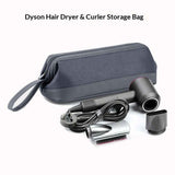 Travel Case , Portable Carrying Case for Supersonic Hair Dryer, Shockproof Protection Organizer Bag Travel Storage Bag, Gray（only bag）