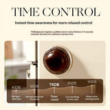 Kitchen Timer for Cooking, Chef Cooking Magnetic Timer - Loud Alarm, Mechanical Desk Manual Timers - Magnetic Clock Backing, Countdown Reminder - Stainless Steel Body