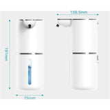 Automatic Liquid Soap Dispenser, 350ml Wall Mount Touchless Soap Dispenser with Sensor,USB Rechargeable for Bathroom, Kitchen