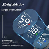 2 pack Instant Read Digital Bath Thermometer, Water-Powered Smart Shower Water Thermometer,Bath Essentials