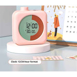 Digital Visual Timer 60-Minute Countdown (3-in-1) for Kids & Adults, Handy Time Management Tool, Classroom Essential, Ideal Back-to-School Teacher Gift - Fits Homeschool,(Pink)