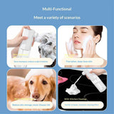 Electric Foaming Shampoo Dispenser Foam Sprayer Shampoo Foamer for Woman Men Baby Kid Dog Cat -White