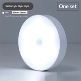 Motion Sensor Light Indoor, LED Night Light Closet Lights, Under Cabinet Battery Powered Ceiling Lights, AA Battery Operated Stick on Wireless Puck Lights for Wall, Step, Stair, Dimmable (5 Pack)