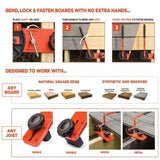 Lever Deck Board Bending, Straightening and Locking Tool for Faster & Easier Deck Installation（1 pcs） In Australia - Darrahopens