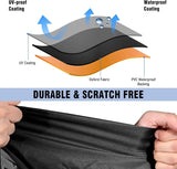 600D Heavy Duty Waterproof Wide Boat Cover, Silver, 25-27FT, 1010*590cm