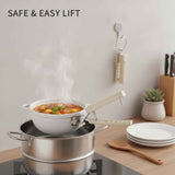 Stainless Steel Dish Lifter Tongs for Hot Plates and Bowls, Kitchen Tool for Microwave Steamer Oven (1 PC) In Australia - Darrahopens