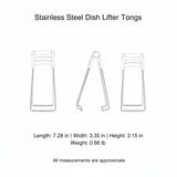 Hot Plate Gripper Tongs, Multi-purpose Anti-Scald Bowl Holder Clip for Kitchen, Silicone Tongs, Hot Dish Gripper, Kitchen Aid Accessories and Attachments