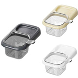 White self-designed Sink Drain Basket, Detachable Kitchen Food Residue Filter Strainer Holder for Leftovers Tea Leaves Waste Water Draining Rack In Australia - Darrahopens