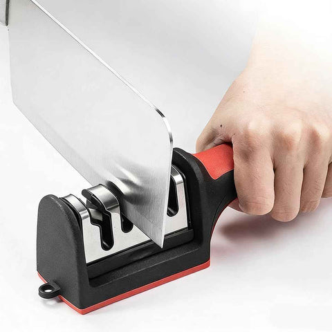 Four sections Handheld Diamond Knife Sharpener, Multifunctional Quick Sharpening Stone for Household Kitchen, Fast Blade Edge Restoration Tool In Australia - Darrahopens