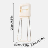 Extra Large white high-quality Heat Resistant Bowl Clip, Wide Angle Non-Slip Hot Dish Gripper Tongs for Kitchen Steamer Cooking