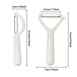 Swivel Vegetable Peeler – Kitchen Peeling Tool for Potatoes, Carrots, Apples & Cucumbers, Multi-Functional Fruit and Vegetable Peeler, 5.51"x2.76"x0.39" (Horizontal Inscription)